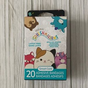 3/$10 Squishmallows Shaped Adhesive Bandages LATEX FREE